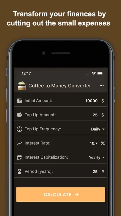 Coffee To Money Converter 스크린샷
