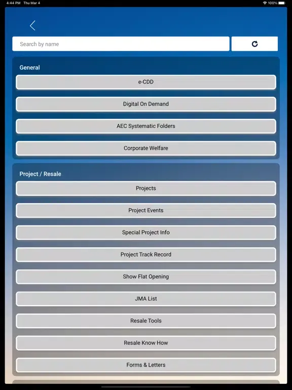 Zrzuty ekranu Huttons iPortal (HiP) iPad 