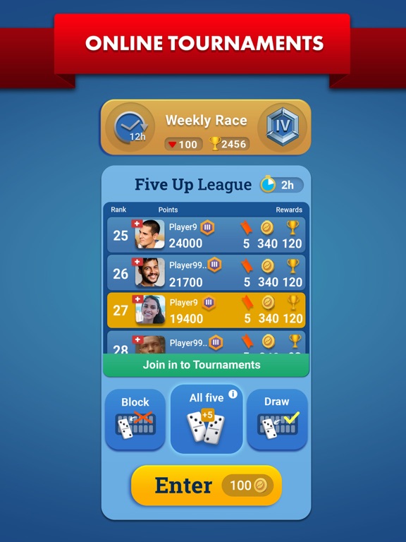 Ảnh chụp màn hình của Dominos Party - Best Game iPad 