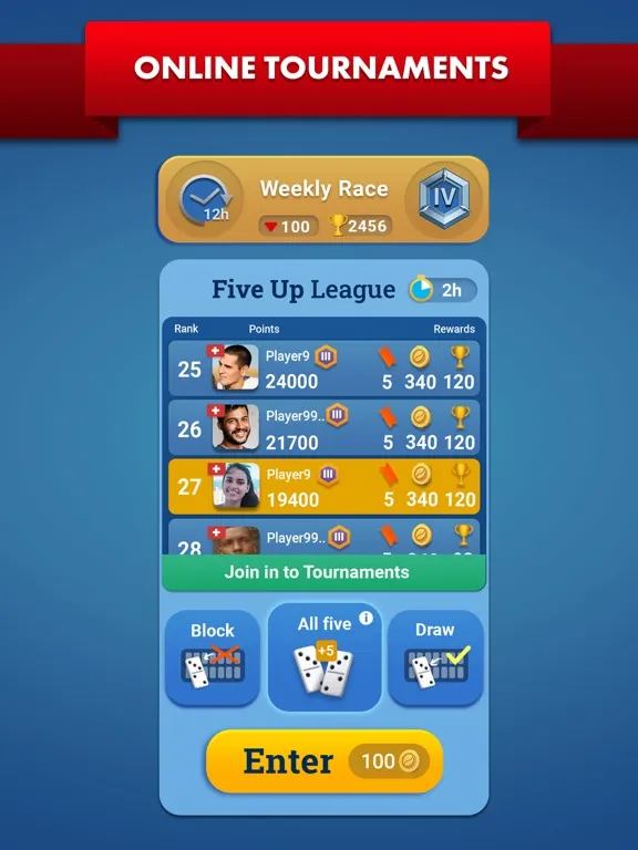 Tangkapan layar Dominos Party - Best Game iPad 