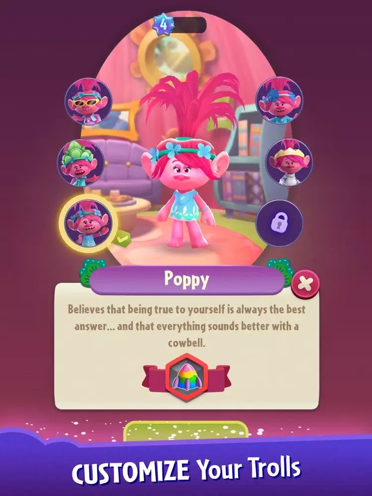 DreamWorks Trolls Pop ‎ iPad  Screenshots