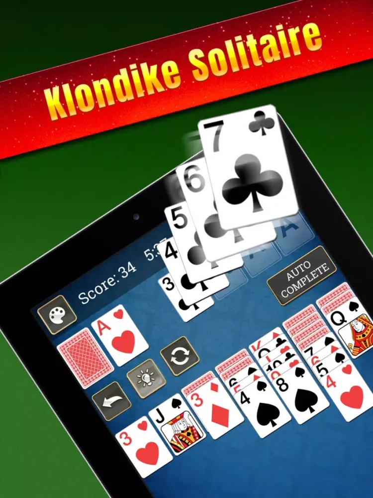 Capturas de tela do Solitaire: Classic Card Puzzle iPad 