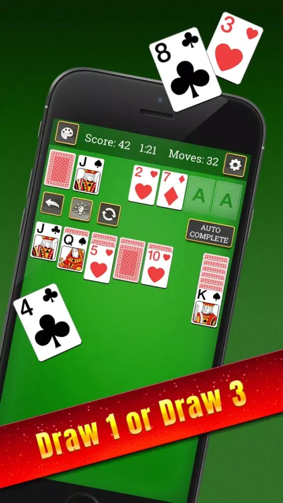 Capturas de tela do Solitaire: Classic Card Puzzle