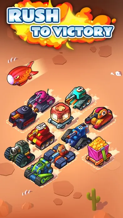 Huuuge Little Tanks Merger应用截图