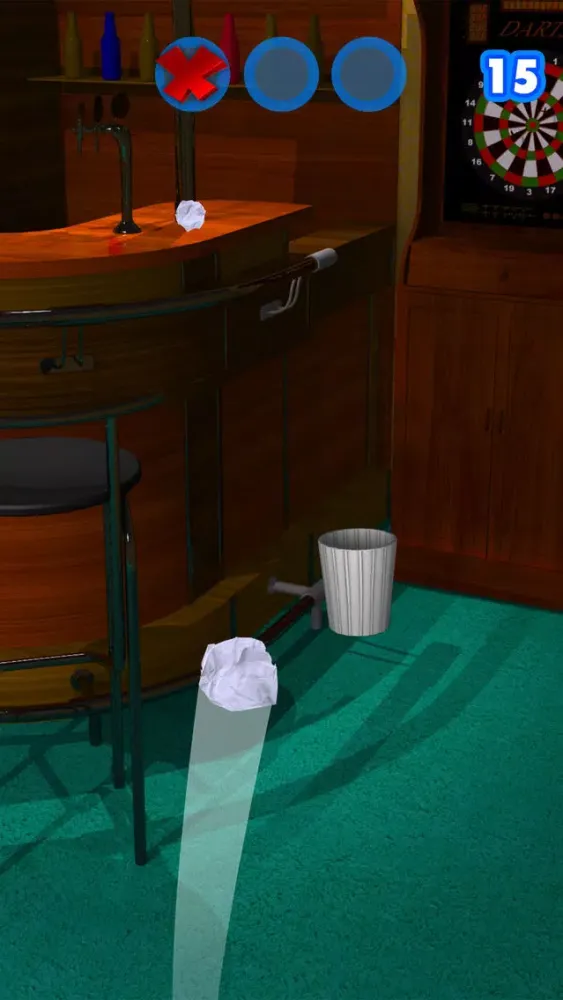 Screenshot di Paper Throw - Aim and Toss