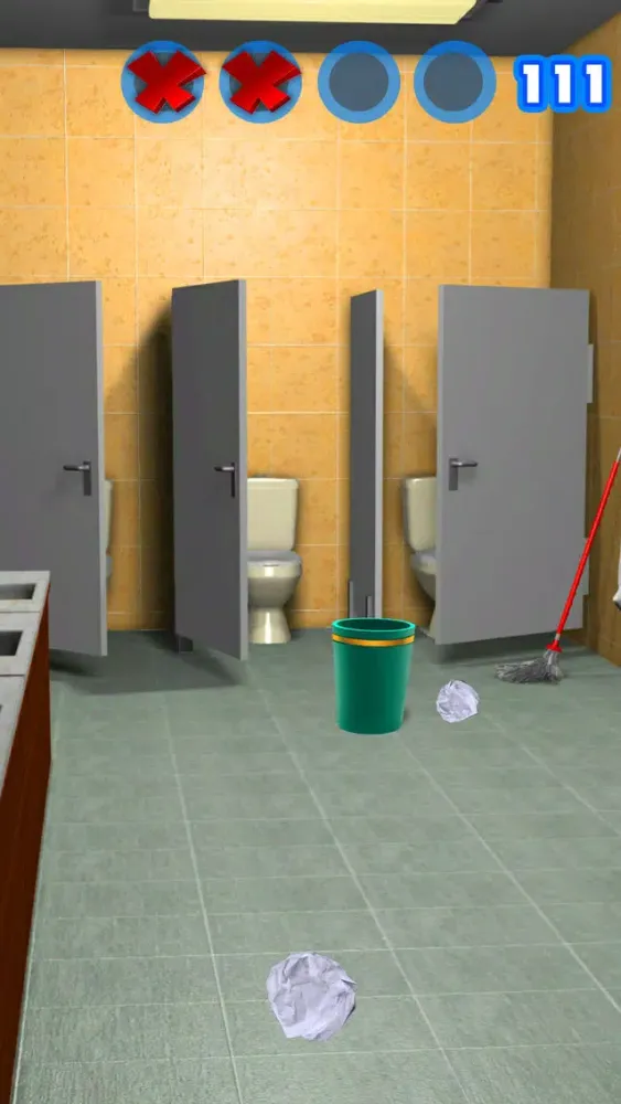 Screenshot di Paper Throw - Aim and Toss