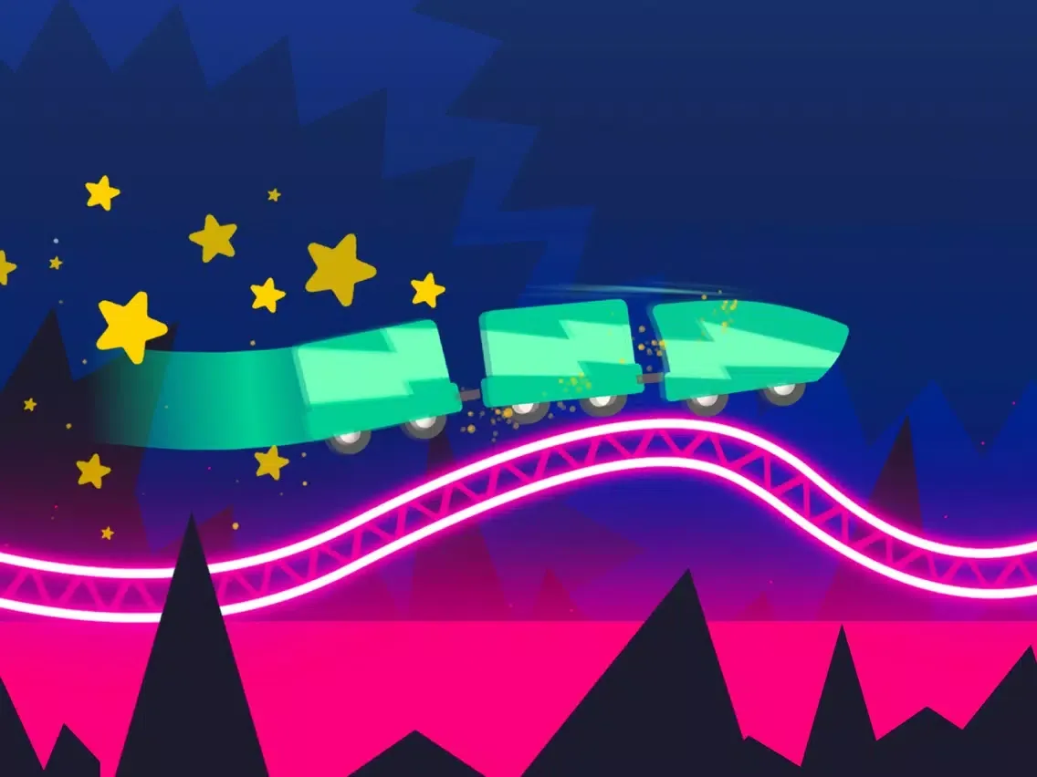 Rollercoaster Dash iPad स्क्रीनशॉट