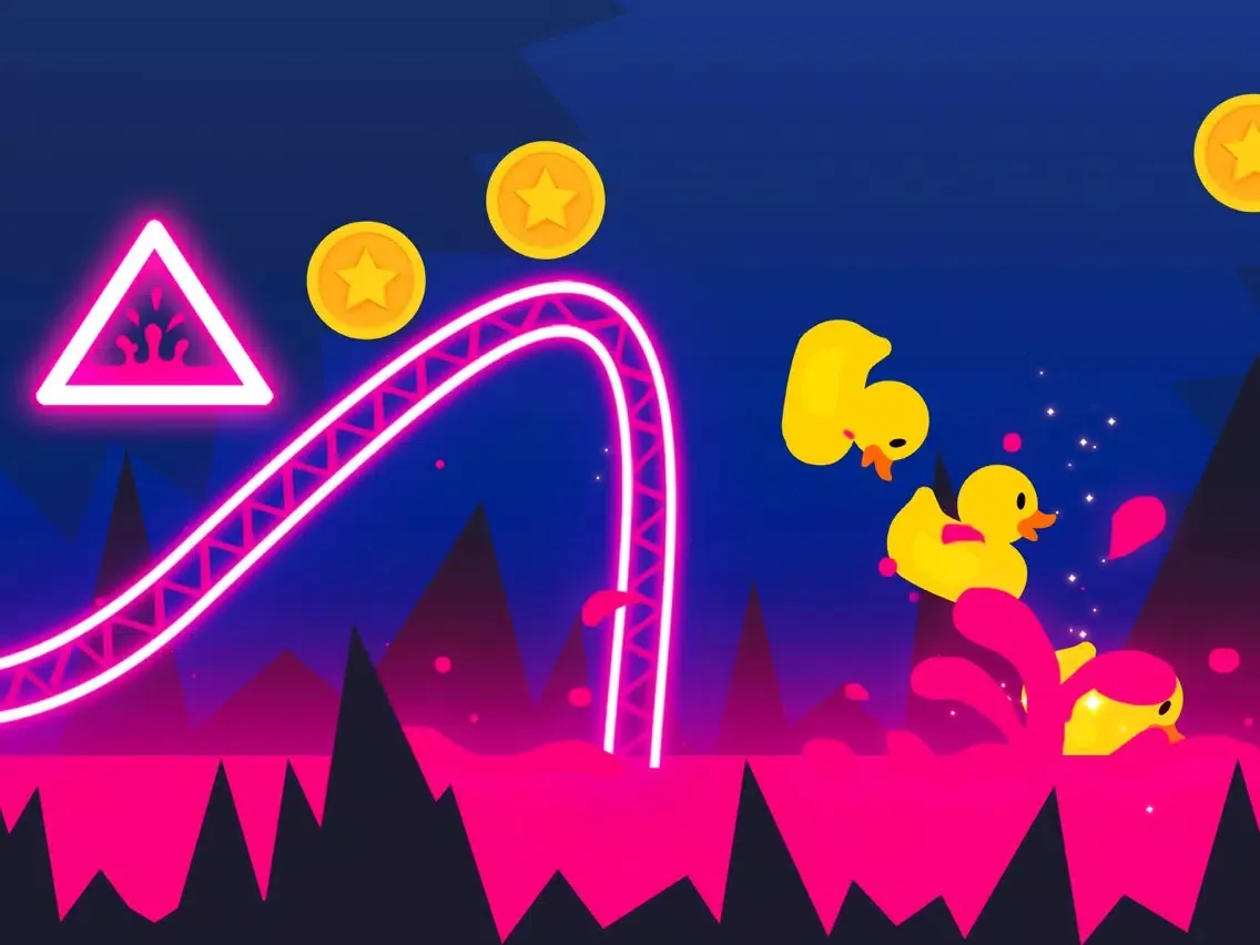 Rollercoaster Dash iPad स्क्रीनशॉट