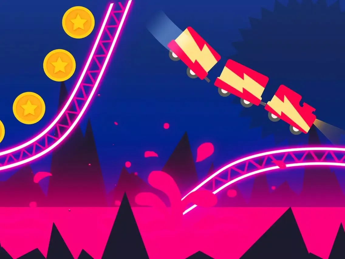 Rollercoaster Dash iPad स्क्रीनशॉट