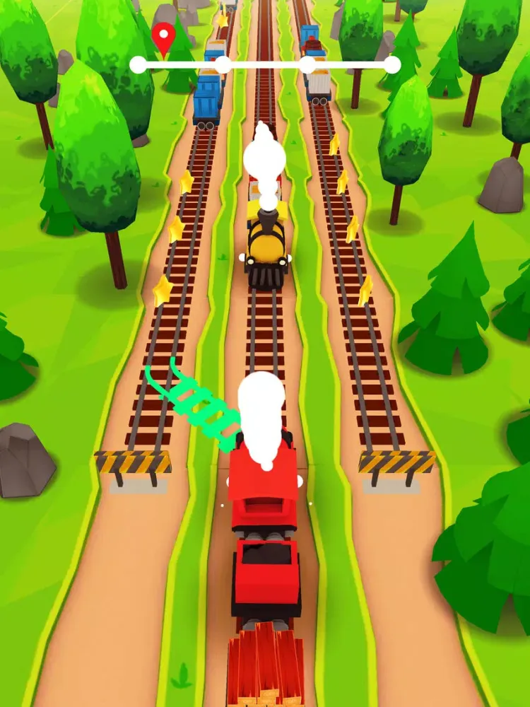 Tangkapan layar Rush Track Express iPad