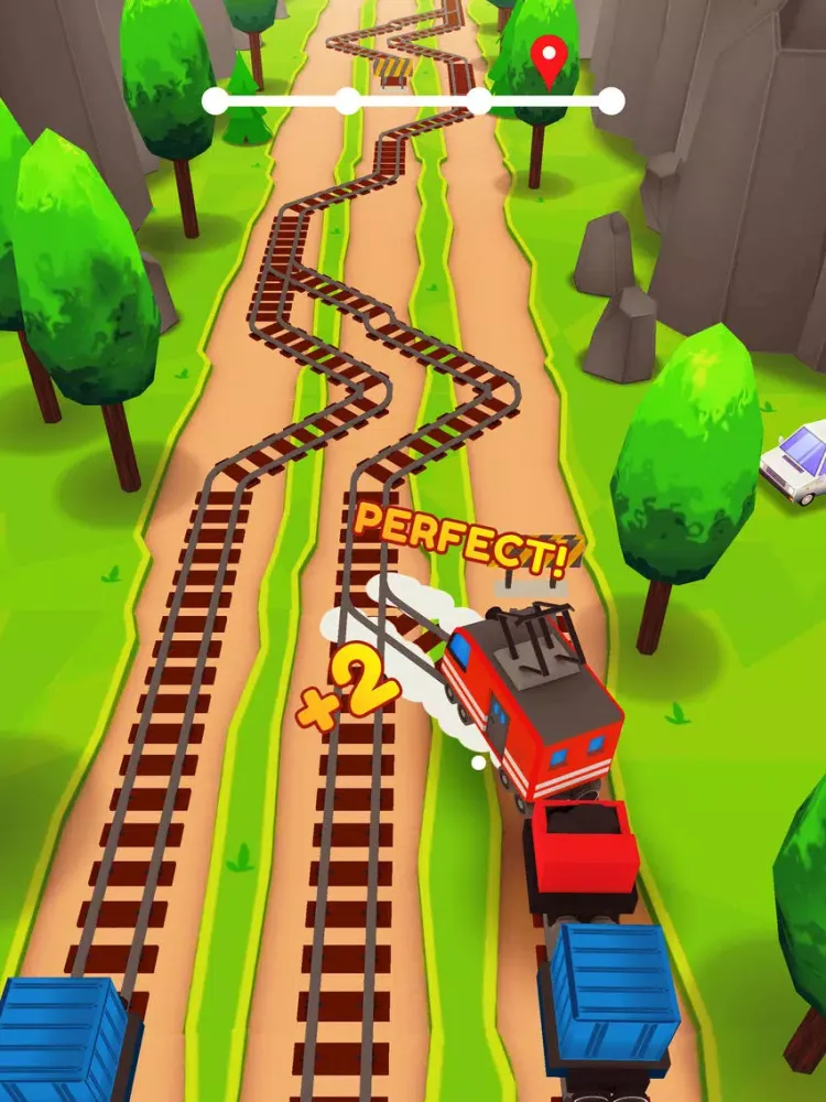 Tangkapan layar Rush Track Express iPad