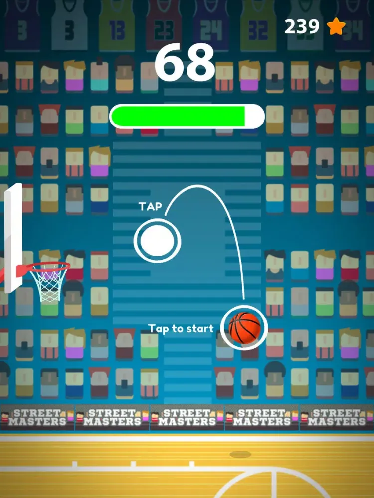 Tangkapan layar Tap Dunk - Basketball iPad 
