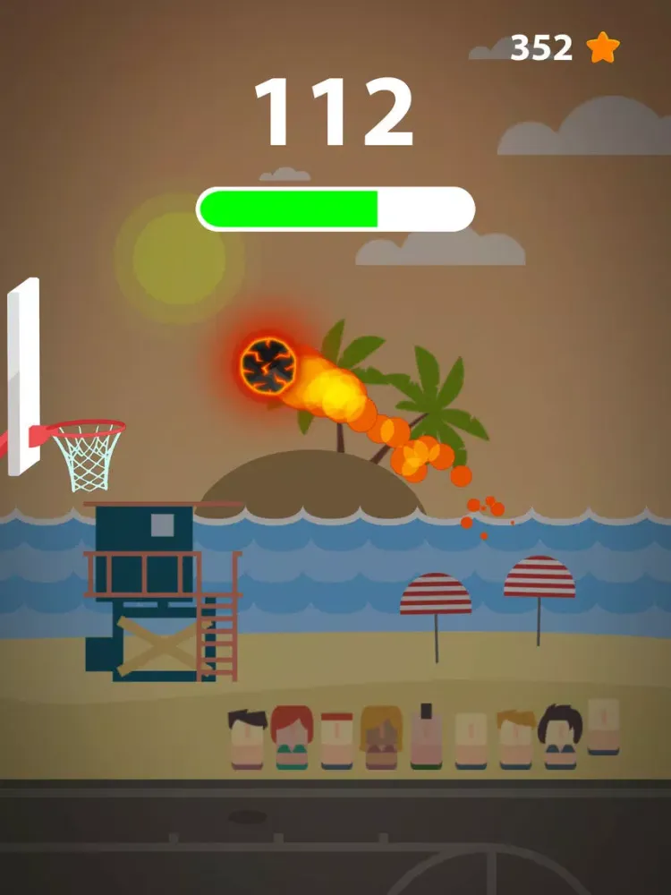 Tangkapan layar Tap Dunk - Basketball iPad 