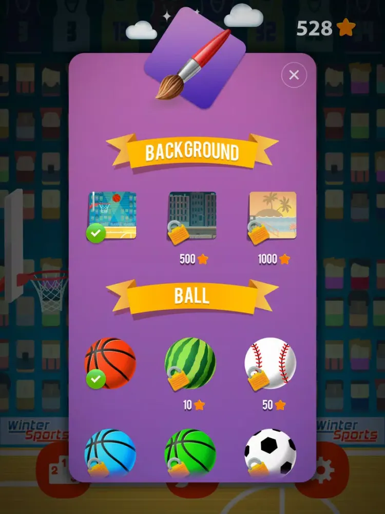 Tangkapan layar Tap Dunk - Basketball iPad 