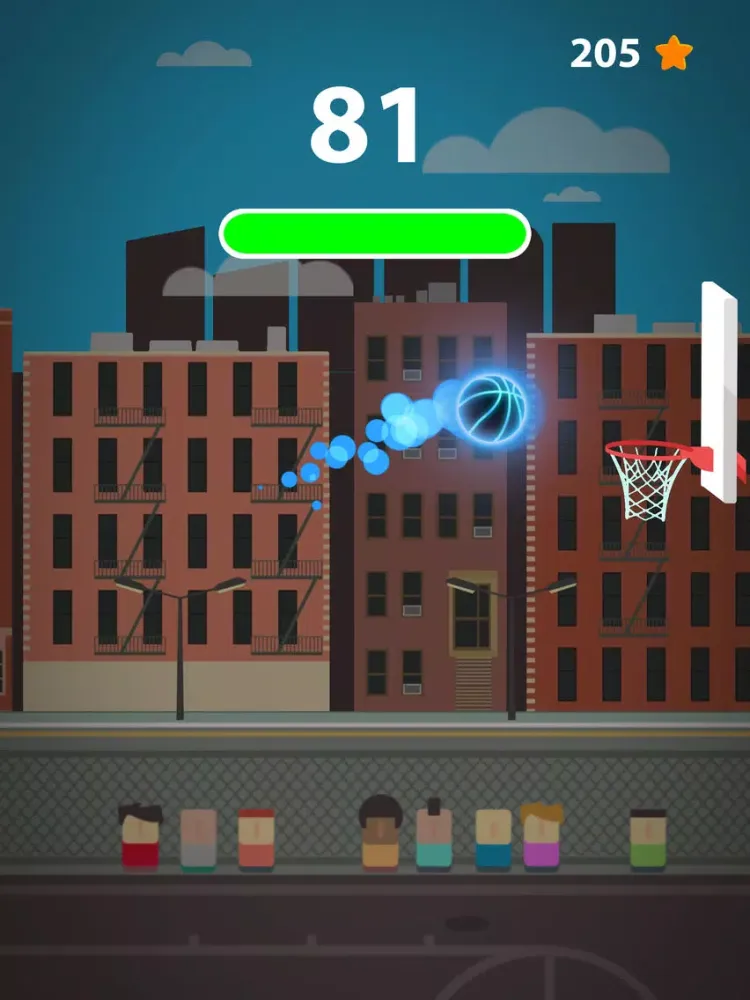 Tangkapan layar Tap Dunk - Basketball iPad 