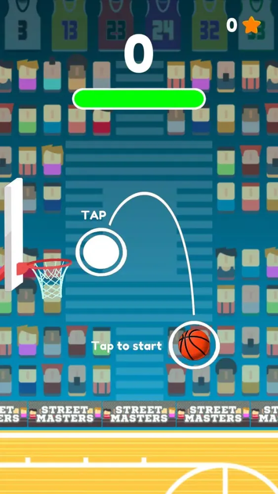 Tangkapan layar Tap Dunk - Basketball