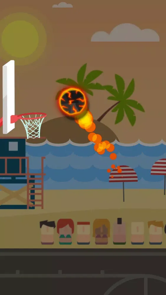 Tangkapan layar Tap Dunk - Basketball