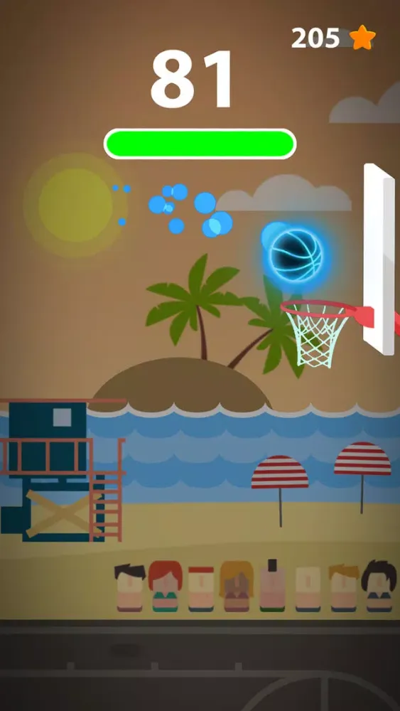 Tangkapan layar Tap Dunk - Basketball