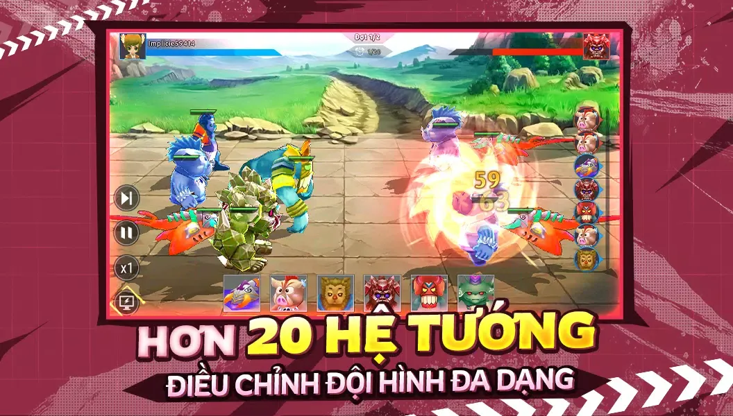 Zrzuty ekranu Siêu Anh Hùng Đại Chiến