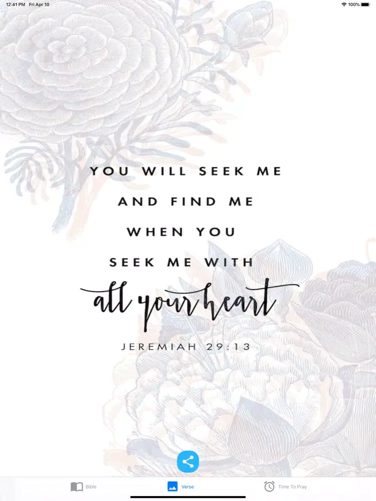 Captures d'écran de Bible KJV : Daily Verse iPad 