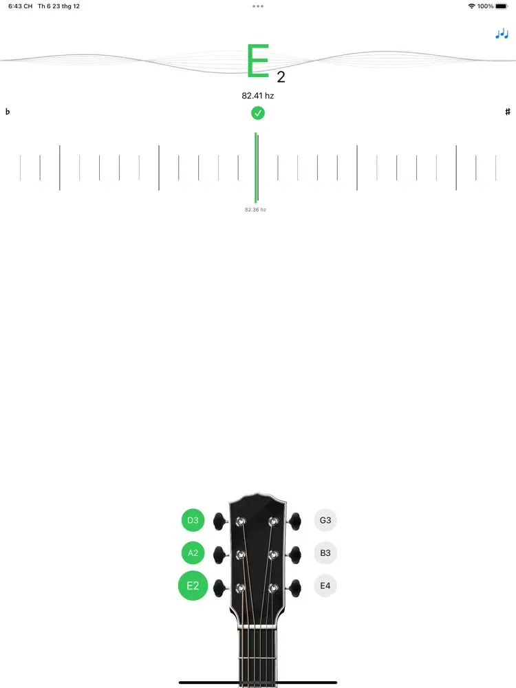 Guitar Tuner : Chord & Tuner iPad  스크린샷