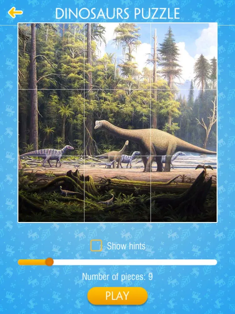 Zrzuty ekranu Dinosaur Jigsaw Puzzle iPad 