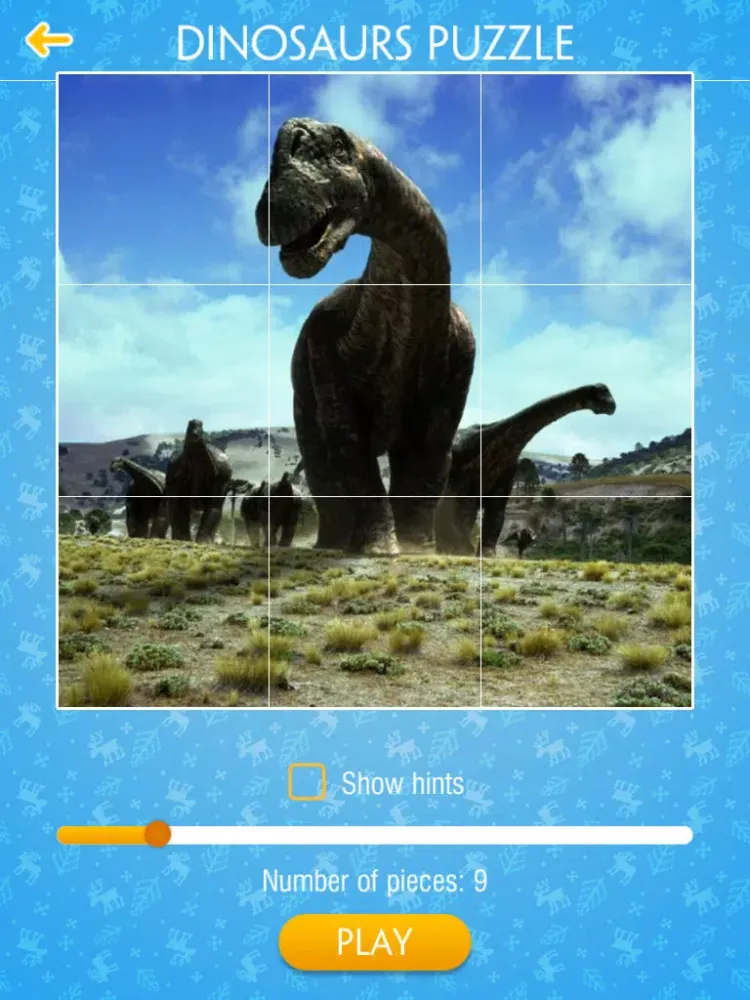 Zrzuty ekranu Dinosaur Jigsaw Puzzle iPad 