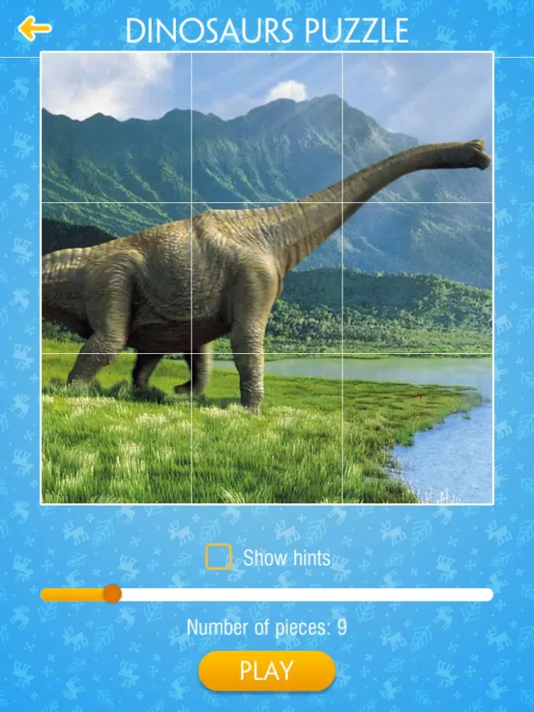 Zrzuty ekranu Dinosaur Jigsaw Puzzle iPad 