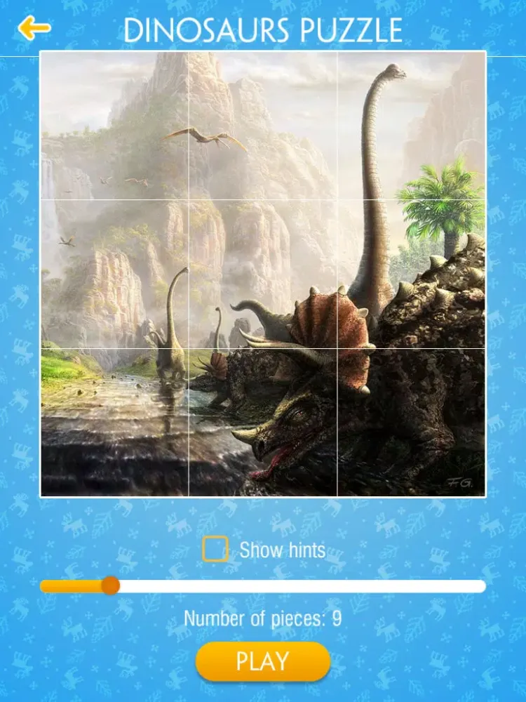 Zrzuty ekranu Dinosaur Jigsaw Puzzle iPad 