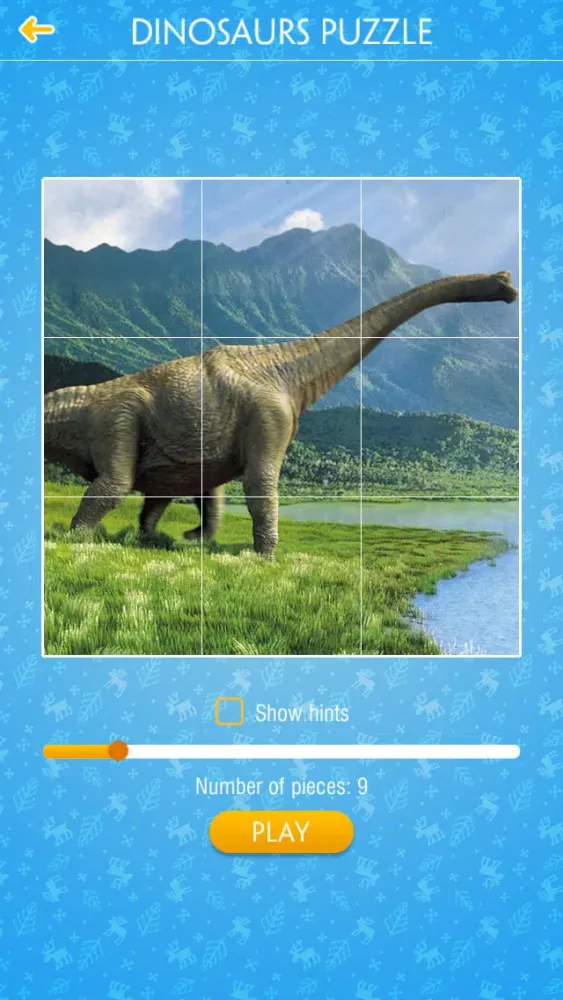 Zrzuty ekranu Dinosaur Jigsaw Puzzle