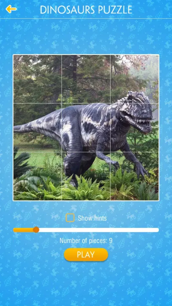 Zrzuty ekranu Dinosaur Jigsaw Puzzle