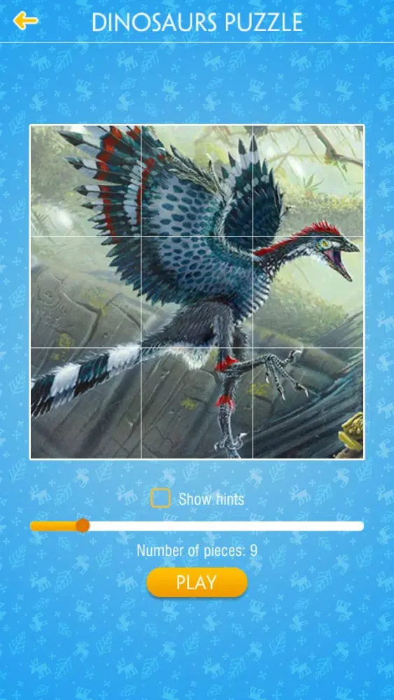 Zrzuty ekranu Dinosaur Jigsaw Puzzle