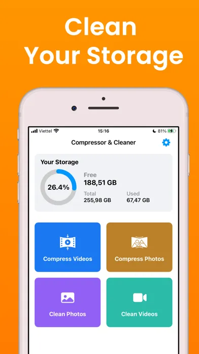 Zrzuty ekranu Video Compressor & Cleaner