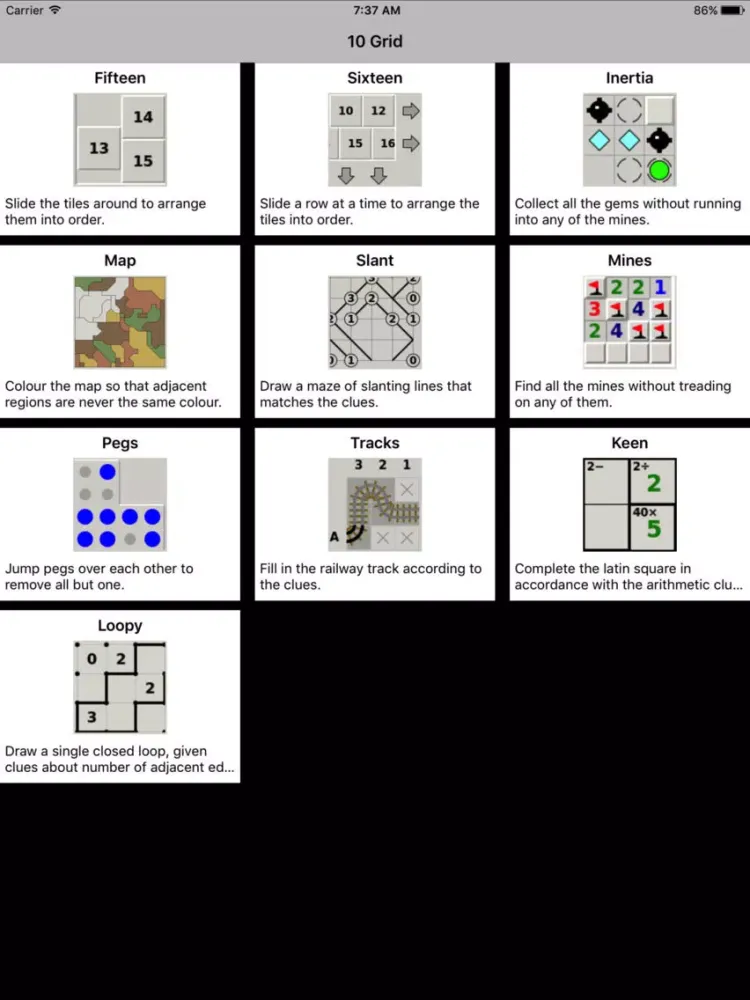 Puzzle Games - 10! Logic Board iPad  Screenshots