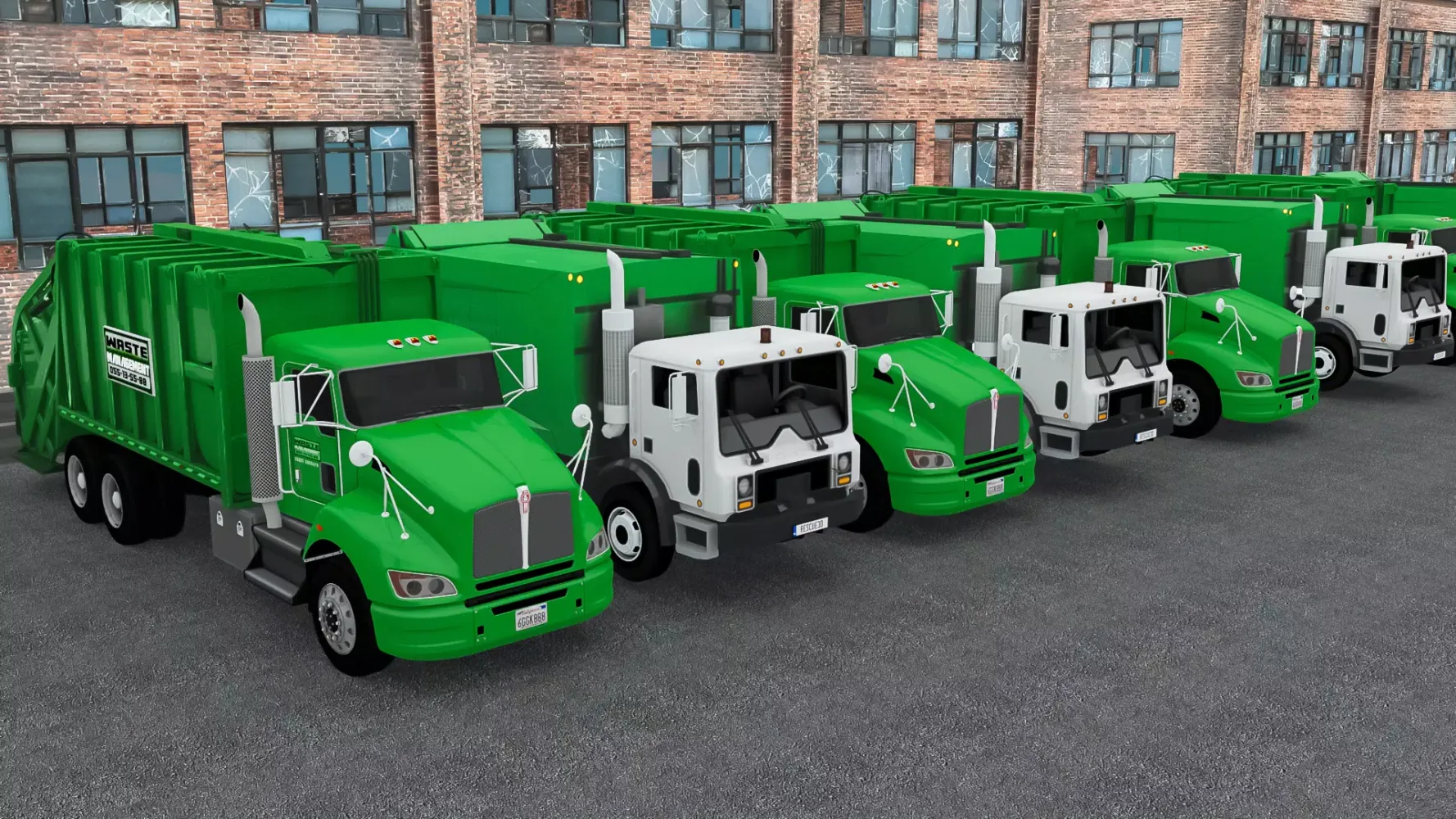 City Garbage Dump Truck Game Screenshots