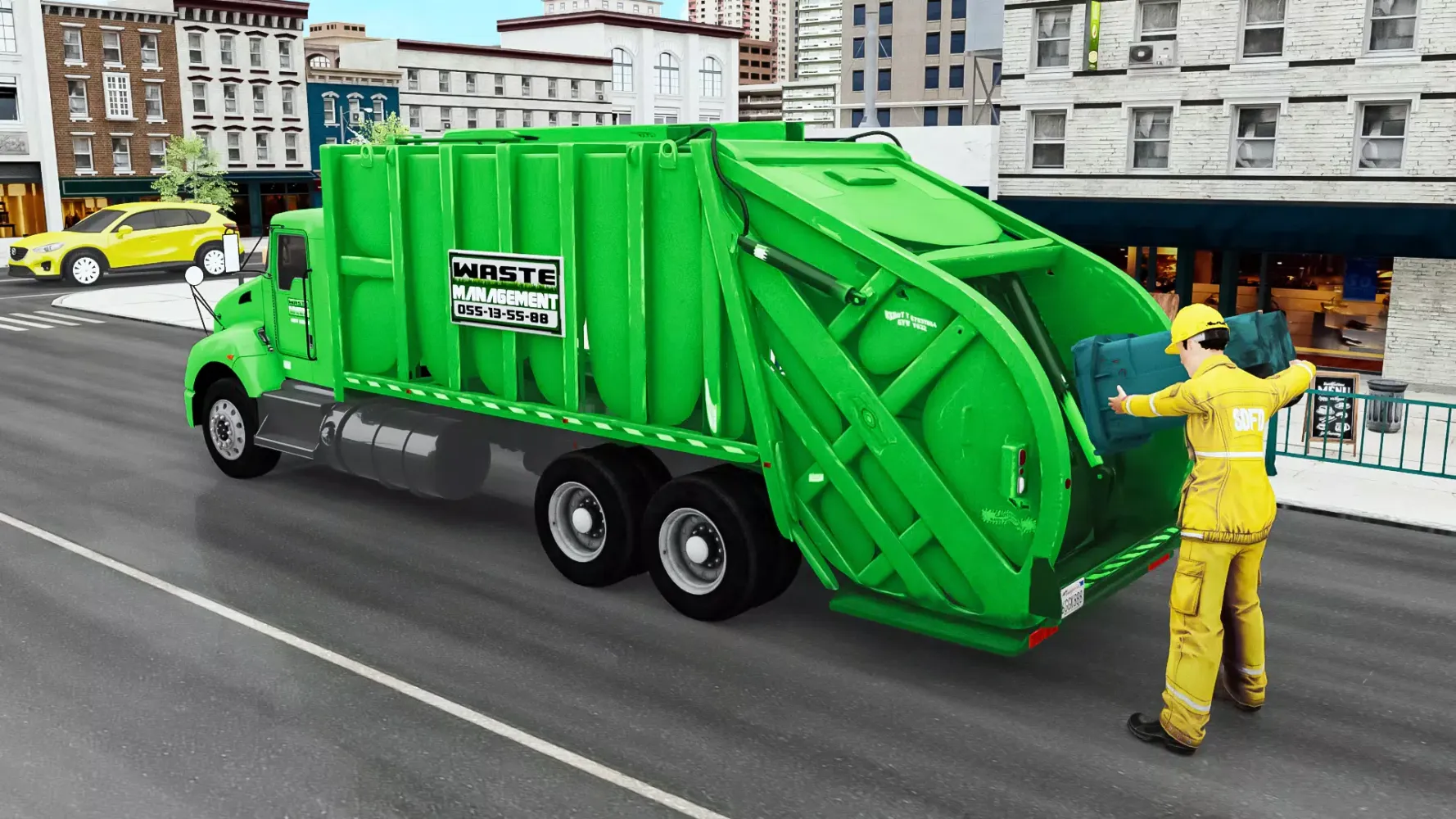 City Garbage Dump Truck Game Screenshots
