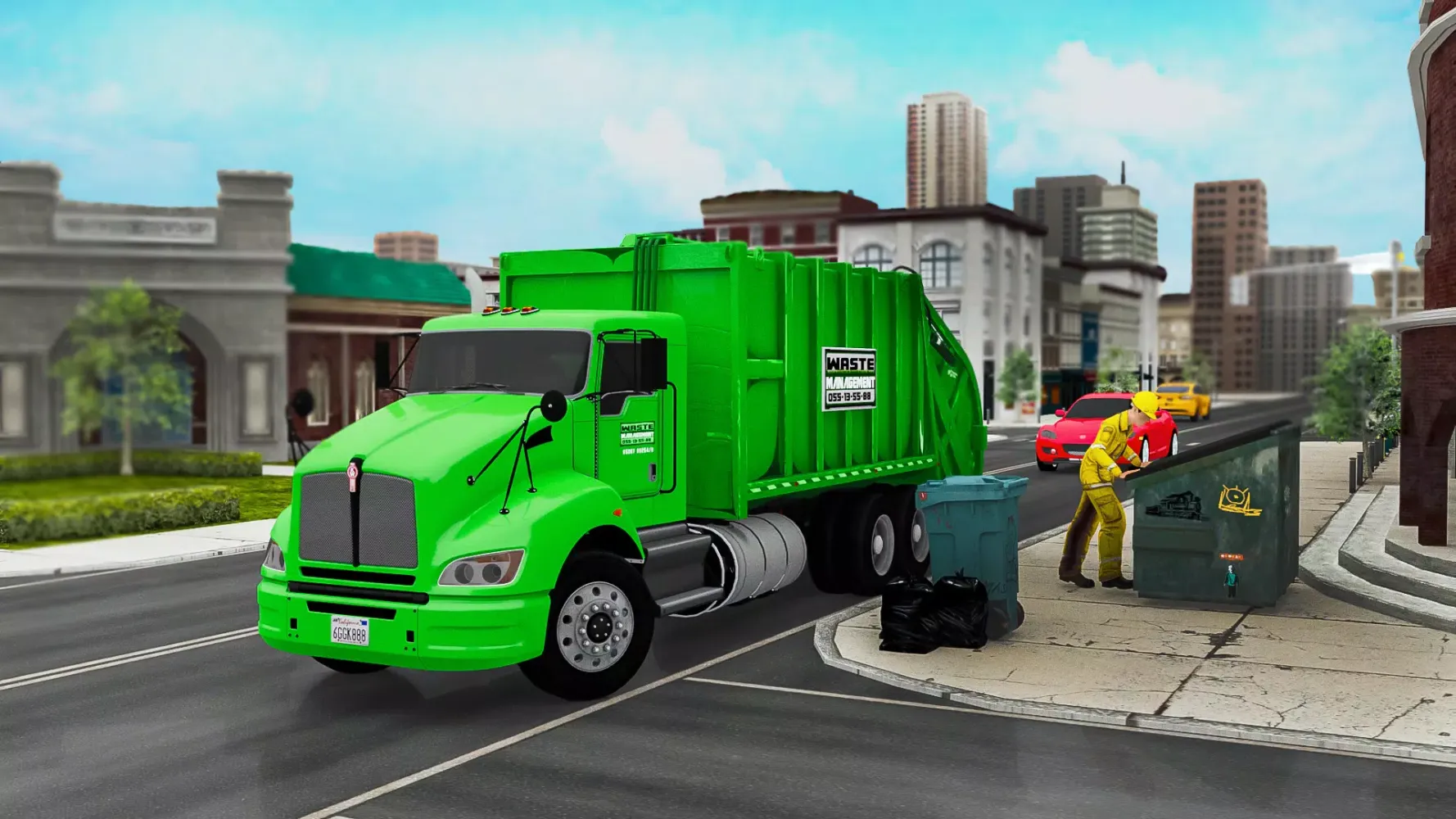 City Garbage Dump Truck Game Screenshots