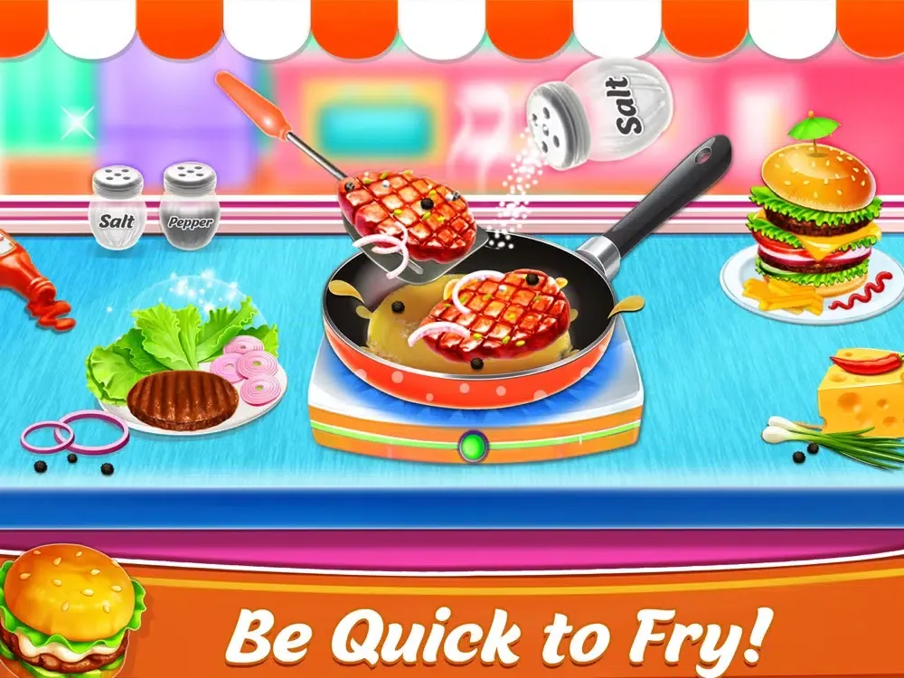 Burger Maker Kitchen Chef iPad 应用截图
