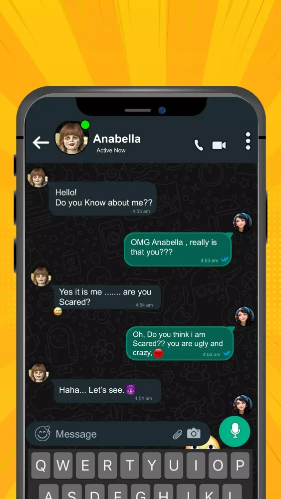Monster Prank Call: Scary Chat Screenshots