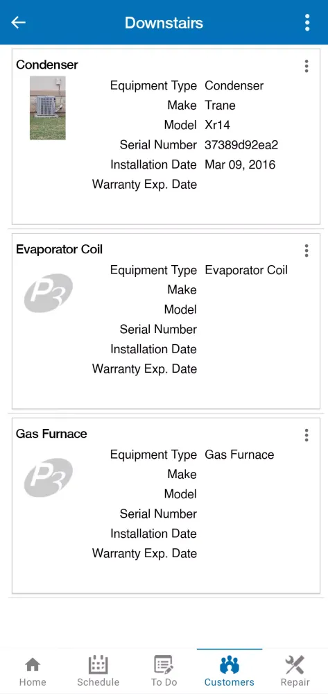 P3 HVAC Software Ekran Görüntüleri