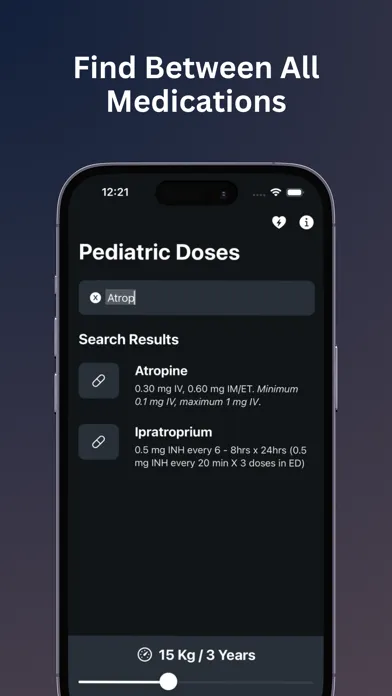 Pediatric Doses 스크린샷