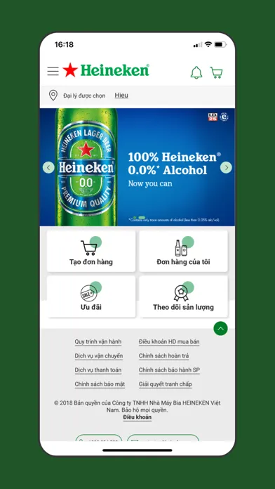 Capturas de tela do HVN Đặt Hàng 2.0