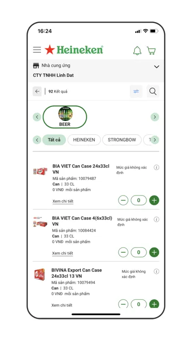 Capturas de tela do HVN Đặt Hàng 2.0