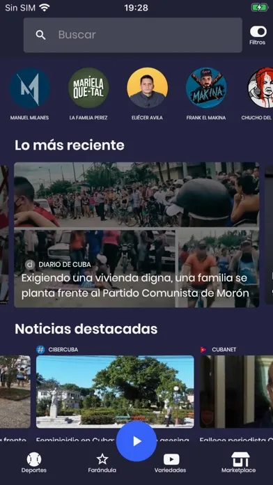 Tangkapan skrin Cuban News