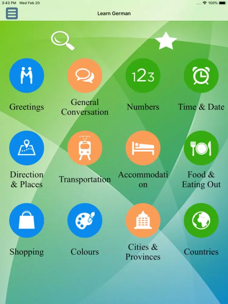 Zrzuty ekranu iSpeak For Traveller & Learner iPad 