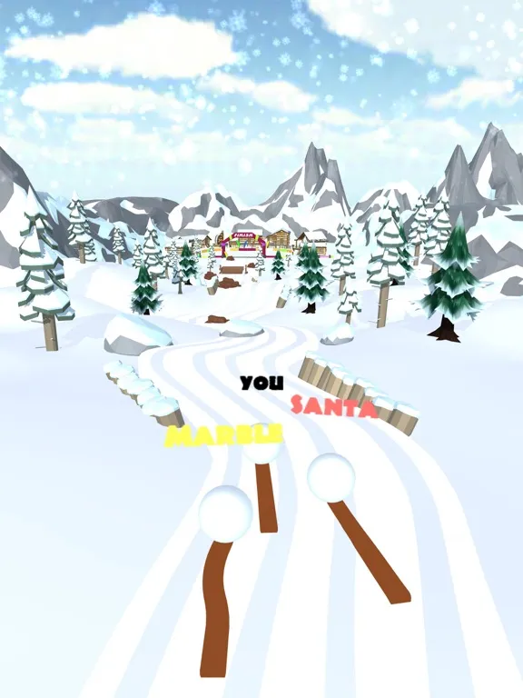 Zrzuty ekranu Snow Ball Race iPad 