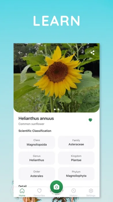 The Plant Identification App Screenshots