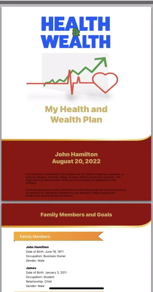 Health and Wealth Screenshots