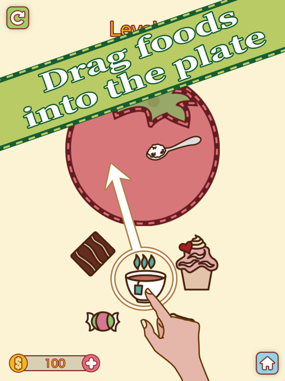 Captures d'écran de Put Foods On Dish - No Clash iPad 