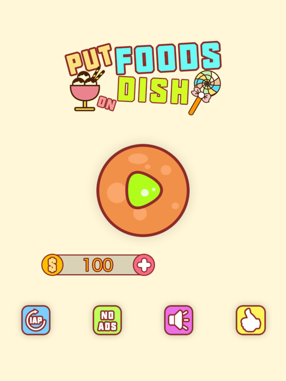 Captures d'écran de Put Foods On Dish - No Clash iPad 